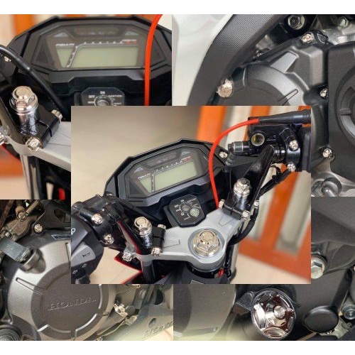 Full Ốc Salaya Cho Sonic 150 Chuẩn Inox304 Siêu Sáng Không Gỉ Sét ( Có Bảo Hành)