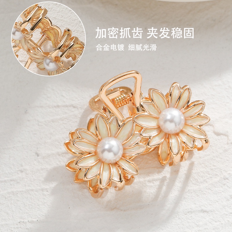 Kẹp Tóc Hình Hoa Thiết Kế Đơn Giản Ngọt Ngào Thời Trang