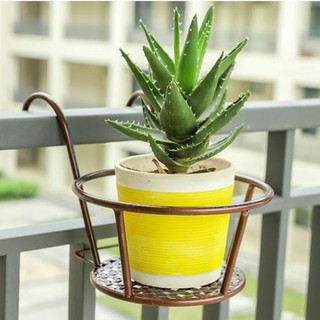 Combo 3 chậu tròn móc lan can kt 22*18*12cm