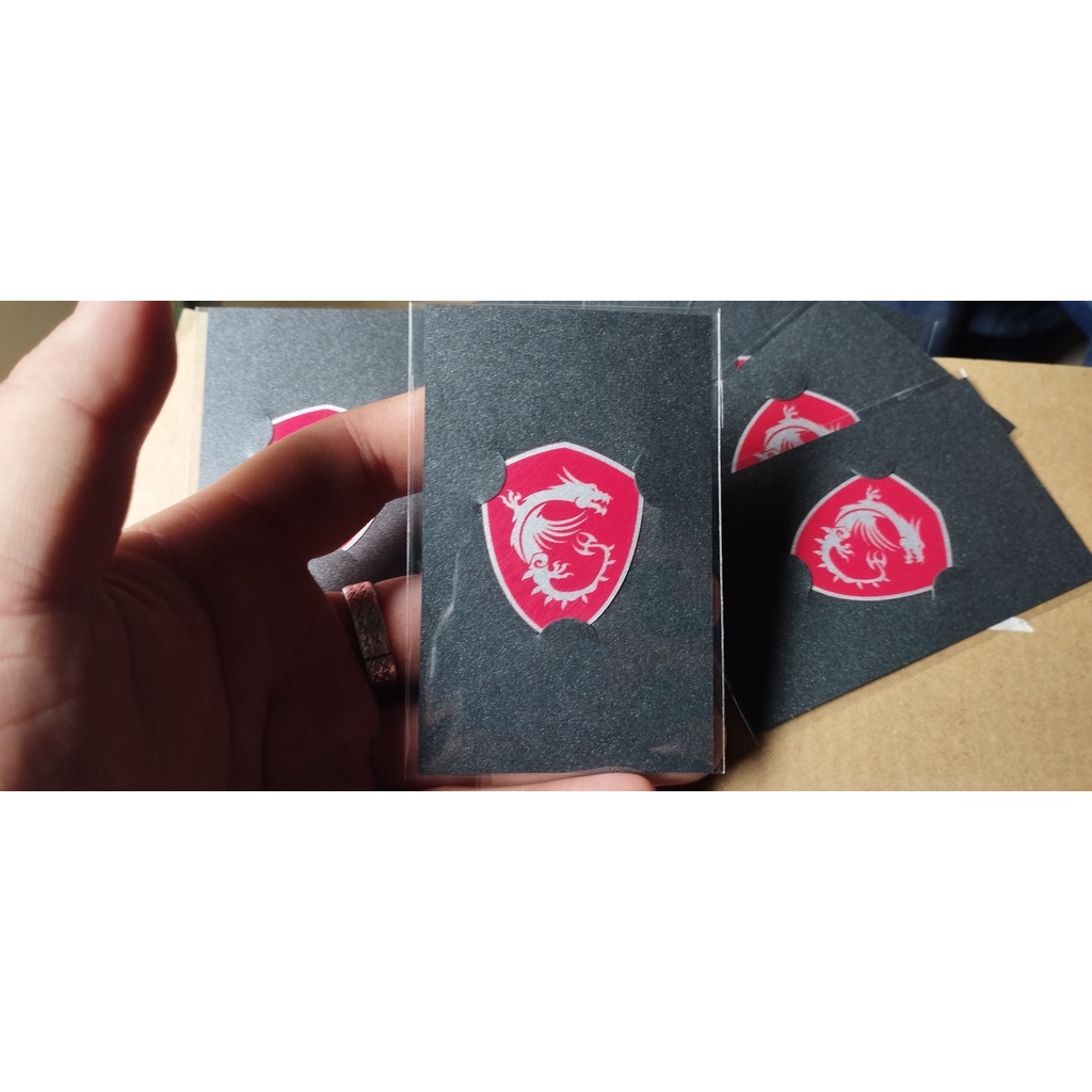 Sticker dán Logo Rồng Đỏ MSI