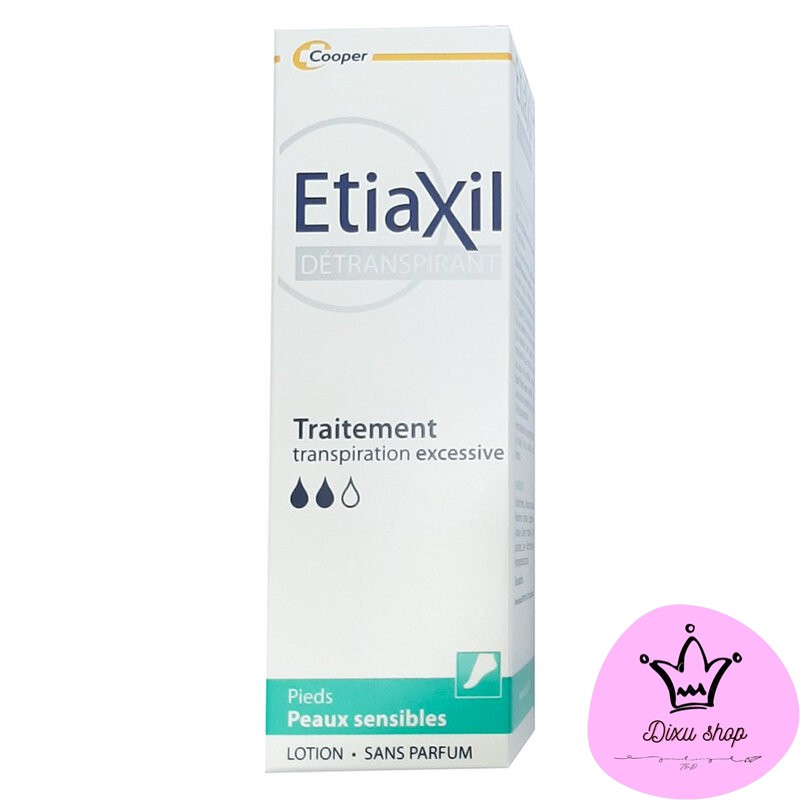 Lotion EtiaXil Khử Mùi, Ngăn Mồ Hôi Chân Da Nhạy Cảm 100ml
Detranspirant Traitement Lotion Peaux Sensibles