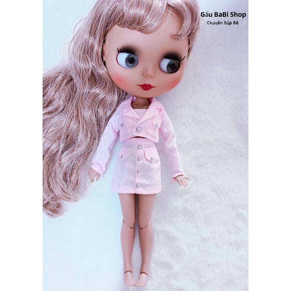 Set đồ cho búp bê size ob11, 5inch, 1/8 bjd, baboliy, bru, babies, xinji, 1/6 blythe, animator 40cm