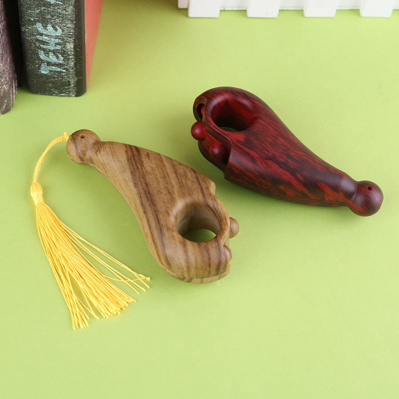 Đồ chơi máy đếm hạt màu gỗ đoe ngón tay giúp giảm căng thẳng/niệm phật