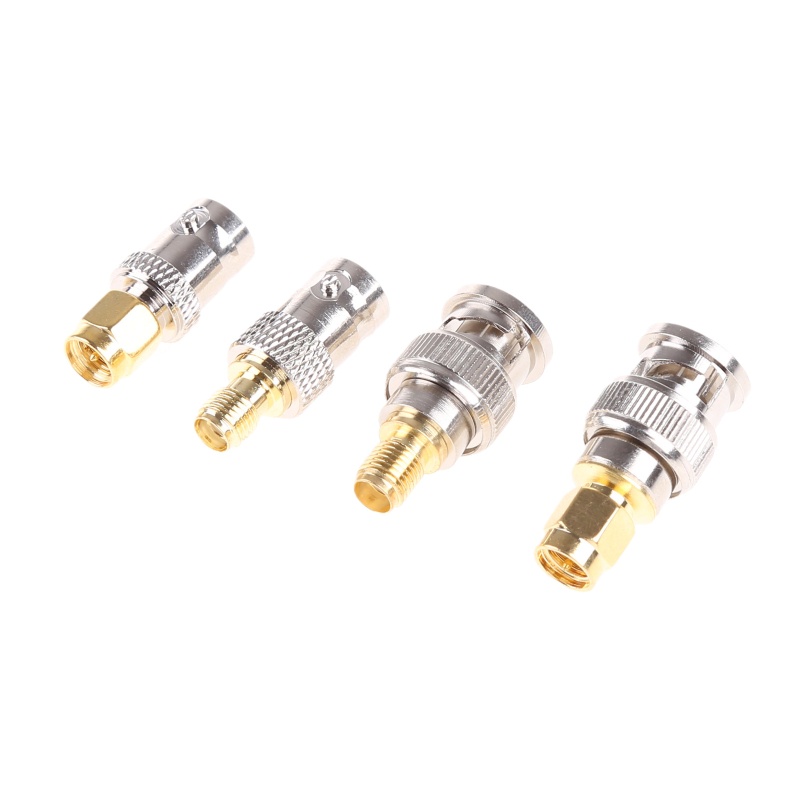 Bộ 4 Đầu Nối SMA Sang BNC UHF VHF Chuyên Dụng