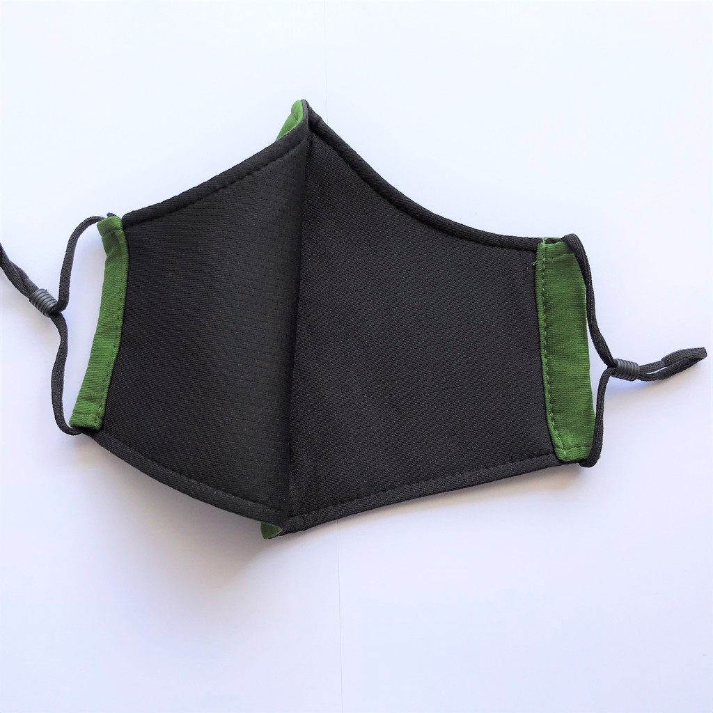 KHẨU TRANG VẢI [ MUA 3 TẶNG 1 ] - Nike Xanh đậm quân đội - Nút tăng giảm dây đeo. | BigBuy360 - bigbuy360.vn