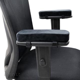Set of 2 Memory Foam Chair Armrest Pads Elbow Pillows Cushion Pad for Office