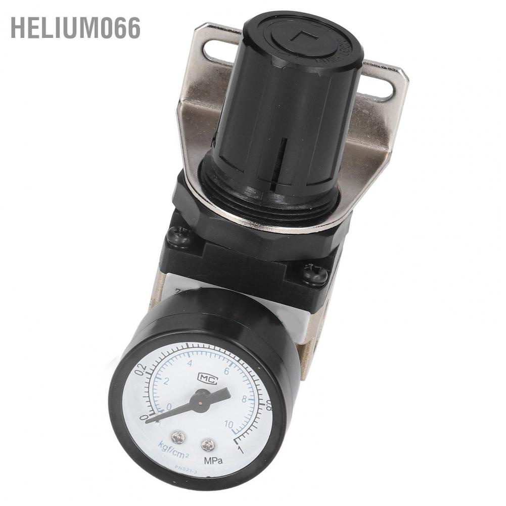 Bộ điều chỉnh áp suất không khí G1/4 Van khiển có thể 0 05 ~ 85mpa với Đồng hồ đo giá đỡ AR2000‑02 Helium066