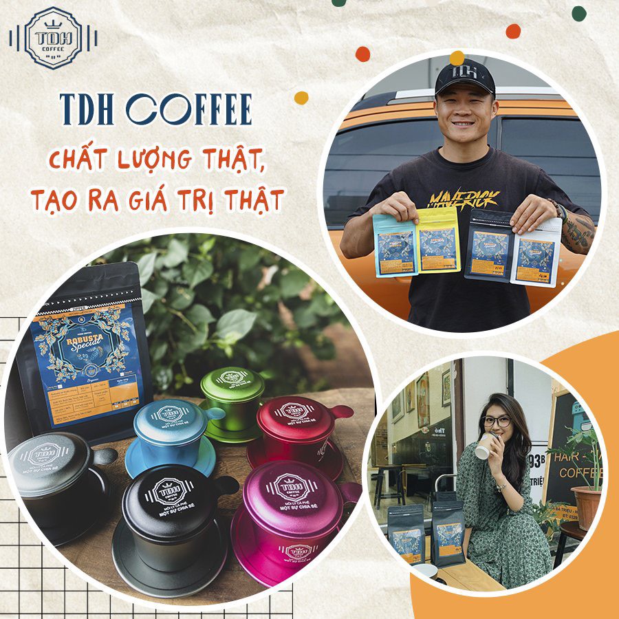 Cà Phê Arabica Cầu Đất Nguyên chất Cà phê Rang xay, Giảm Cân Không Chất Bảo Quản- TDH Coffee TDH02 | BigBuy360 - bigbuy360.vn