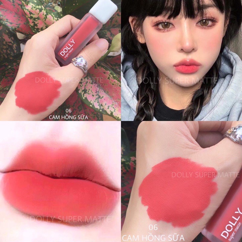 Son kem lì Dolly Super matte, không chì lâu trôi