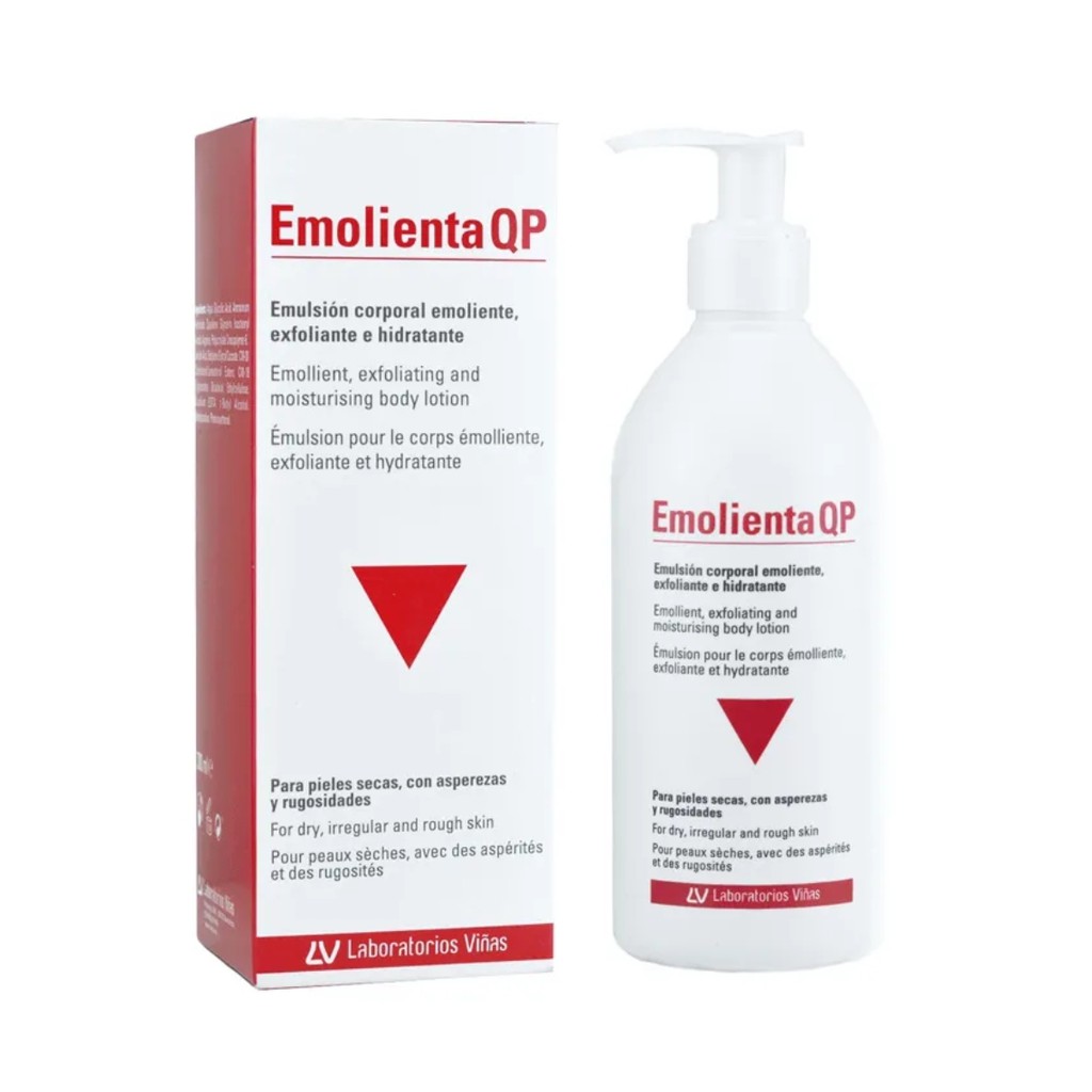 Body lotion Emolienta QP - Sữa dưỡng thể cho da bị dày sừng nang lông, viêm lỗ chân lông