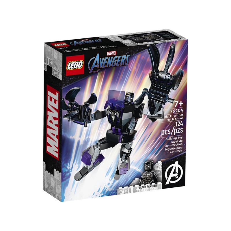 Lego 76204 Black Panther Mech Armor - Bộ áo giáp của Báo đen ( Hàng có sẵn )