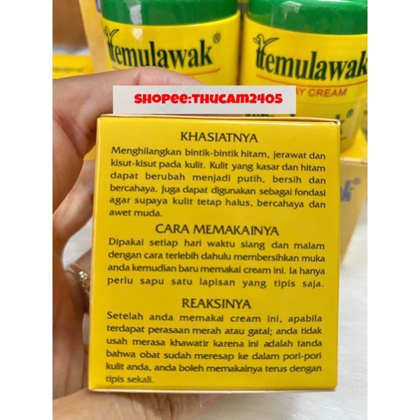 COMBO KEM TEMULAWAK TRẮNG DA NGÀY & ĐÊM 50g.