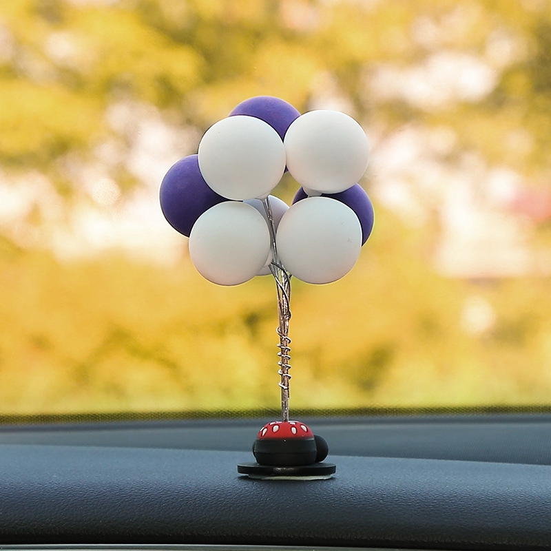 Bong Bóng Mini Nhiều Màu Trang Trí Xe Hơi