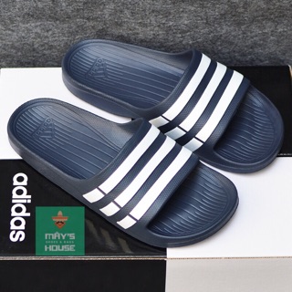 - dép đúc duramo slides- xanh đen s/trắng