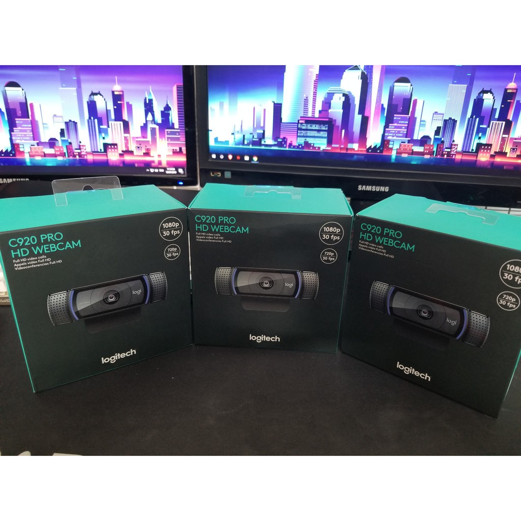 Webcam cho máy tính Logitech C920 - Hộp còn Nguyên Seal mới 100% ( Hàng Chính Hãng)