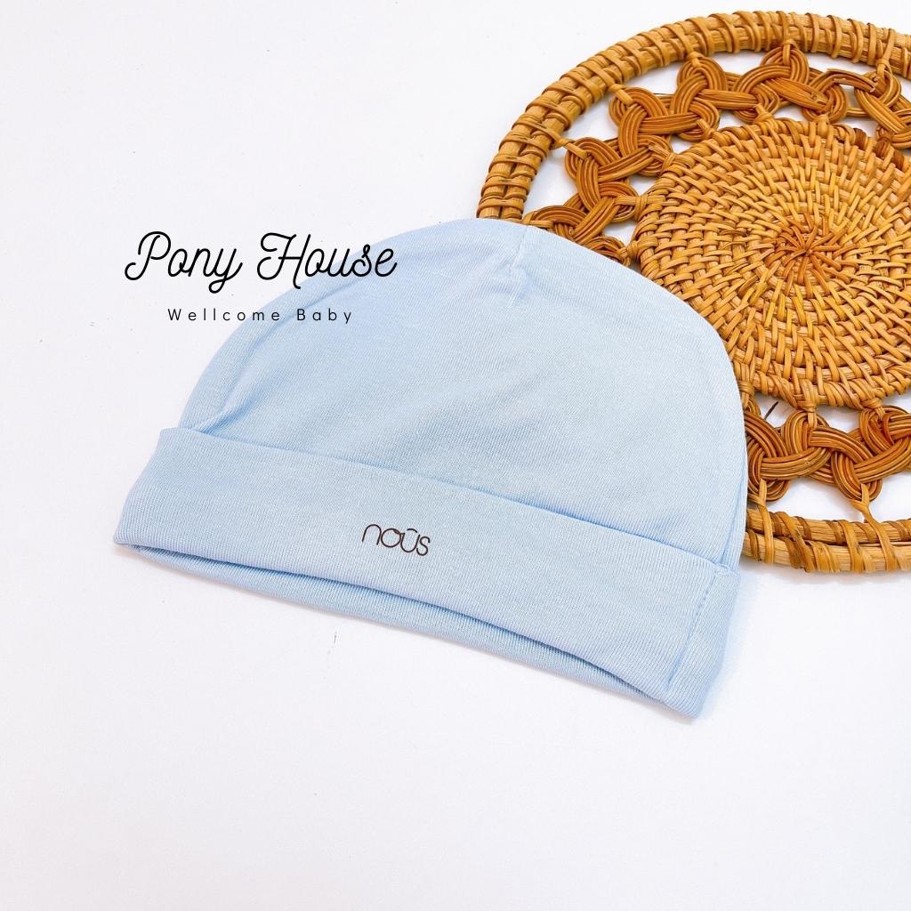 Mũ sơ sinh Nous Petit siêu mềm, mịn cho bé Trai Bé, Gái Sơ Sinh/ Newborn 0-4 tháng