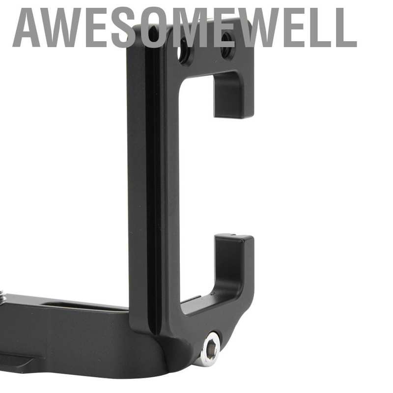 Awesomewell Aluminium L-shape Bracket Quick Release Plate for Canon EOS M50 Mirrorless Cam