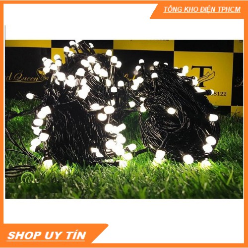 ⚡️Dây Đèn Led Màu Vàng Nắng Dài 50m Bóng Tròn - Trang Trí Giáng Sinh, Lễ Tết⚡️