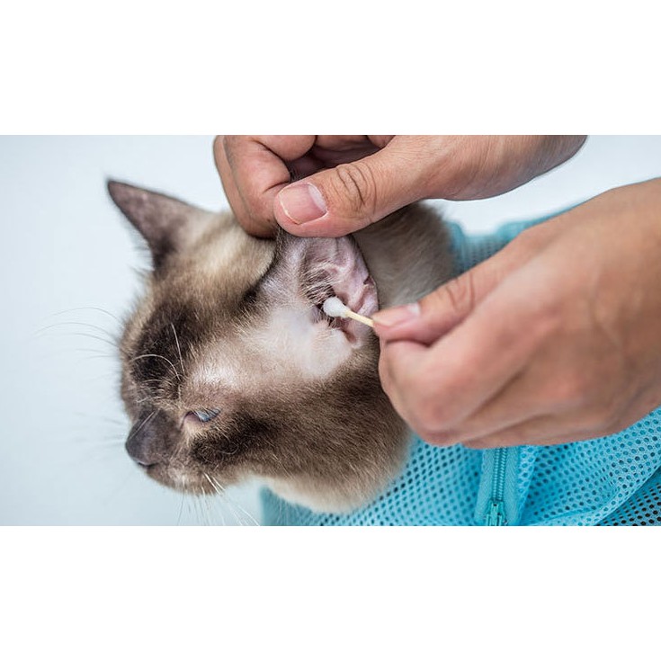 Túi Lưới Hỗ Trợ Tắm, Vệ Sinh Cho Mèo Tránh Bị Mèo Cào