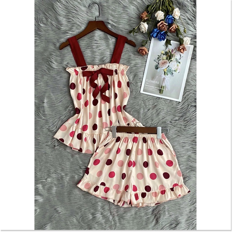 SET BỘ ĐỒ NGỦ NỮ NGẮN SIÊU ĐẸP , CỰC HOT HÈ 2021 KME FASHION