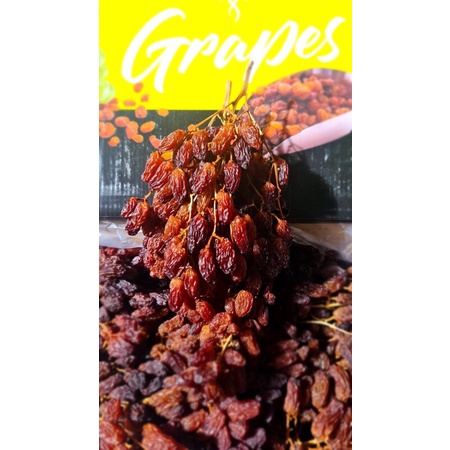 Nho khô nguyên cành túi díp 500gr chuẩn hàng út