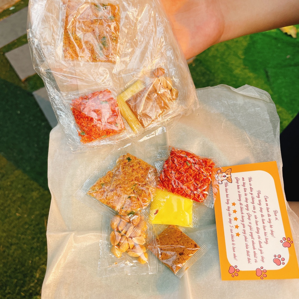 Bánh Tráng Phơi Sương FREESHIP Bánh Tráng Me Bơ Tép Hành Siêu Hấp Dẫn