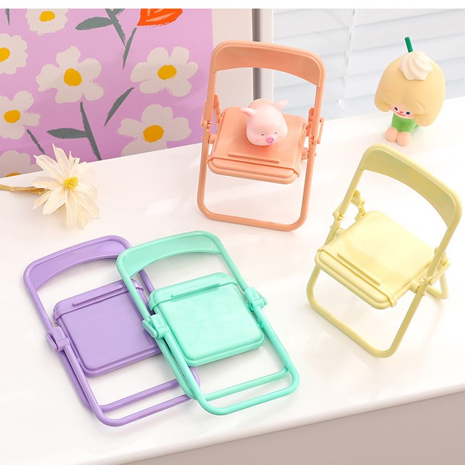 Giá Đỡ Điện Thoại Hình Ghế để điện thoại xem phim gấp gọn dễ thương Cute Shop.