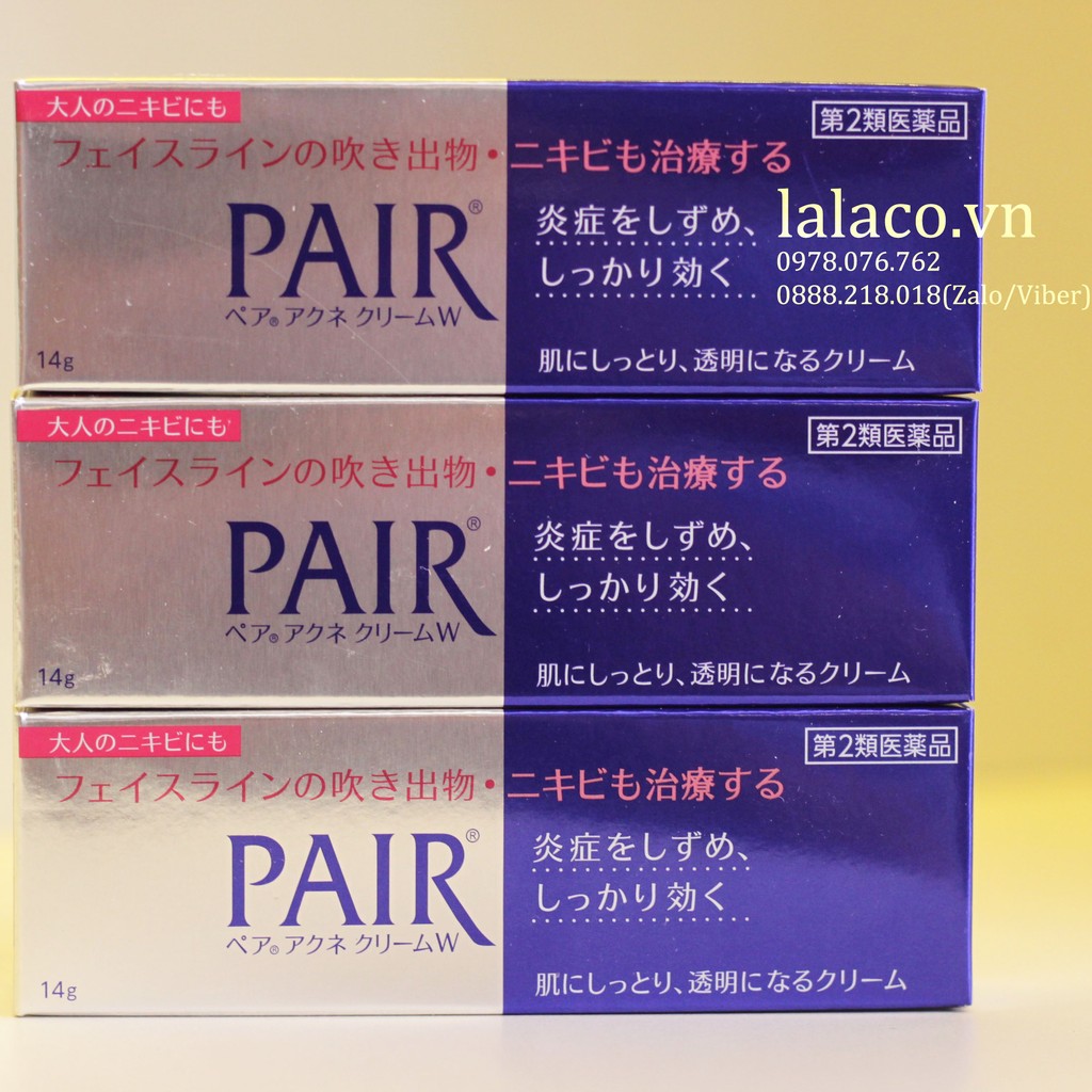Kem mụn Pair Acne W Cream 24g