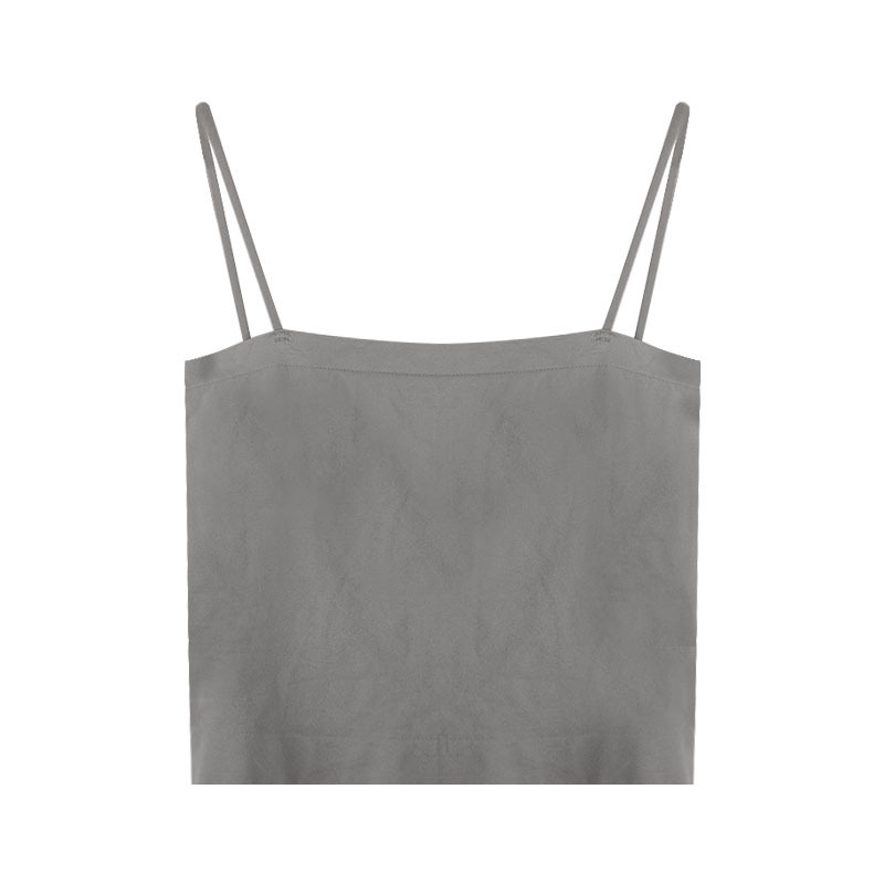 DUNEA Áo Hai Dây Không Đường May Kiểu Dáng Đơn Giản Thời Trang Dành Cho Nữ