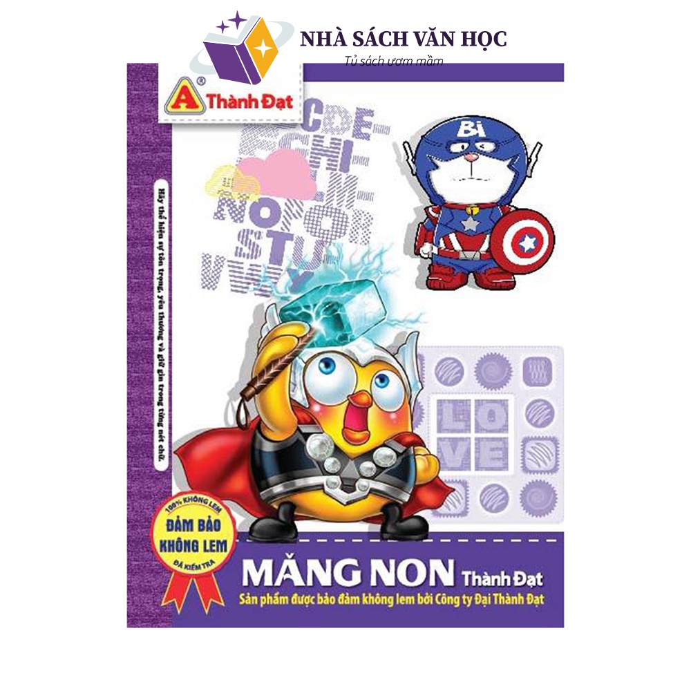 Vở - Combo Măng Non - Hoa Học Trò 4 Ôly - Đảm Bảo Không Lem