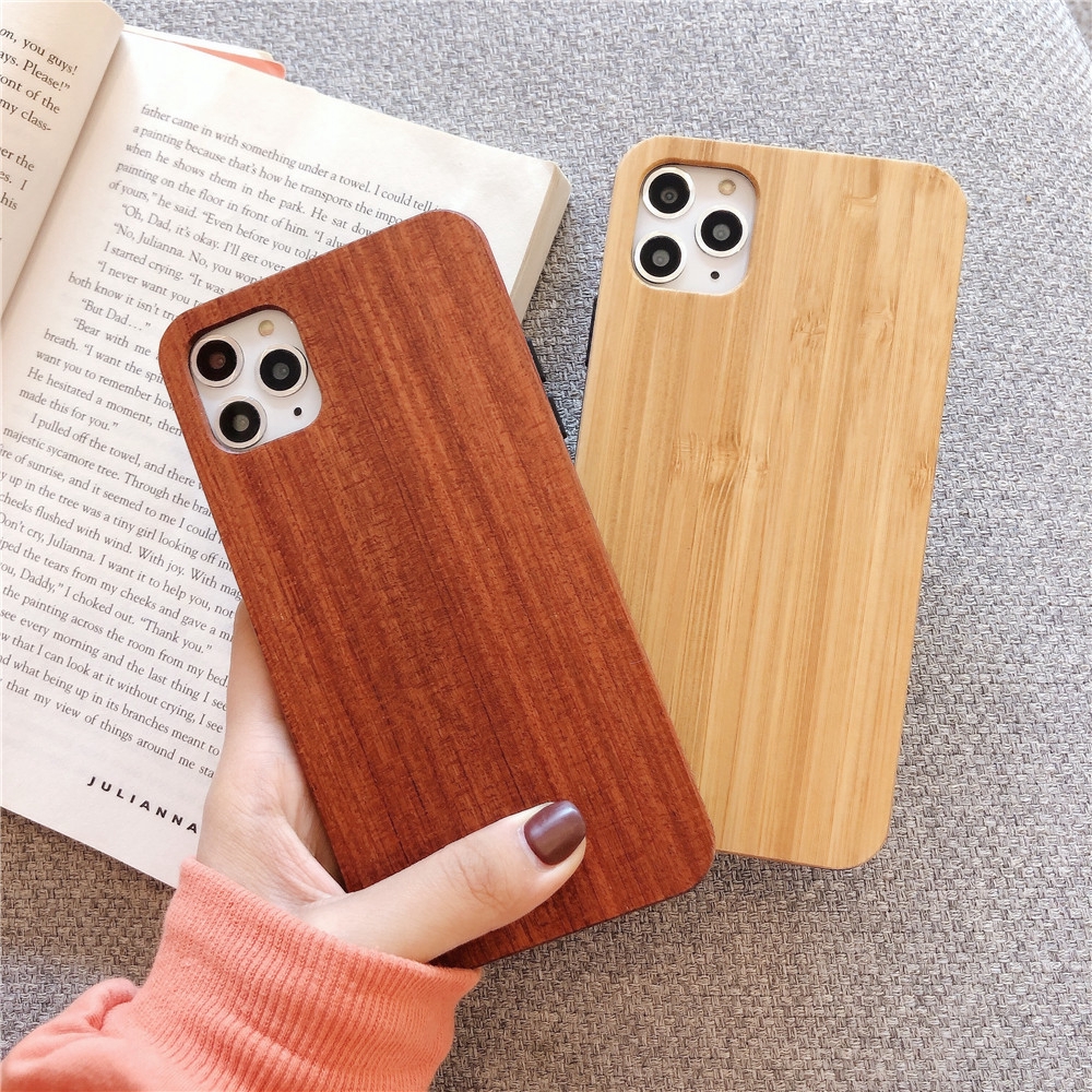 Ốp Điện Thoại TPU + Gỗ Tự Nhiên Cho iPhone 11 12 13 14 Pro Max 13Pro 12Pro 14Pro 14Plus X Xs Max XR 6 6s 7 8 Plus SE 2020