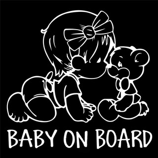 Tem Dán Baby On Board (mẫu 2) Ms-180