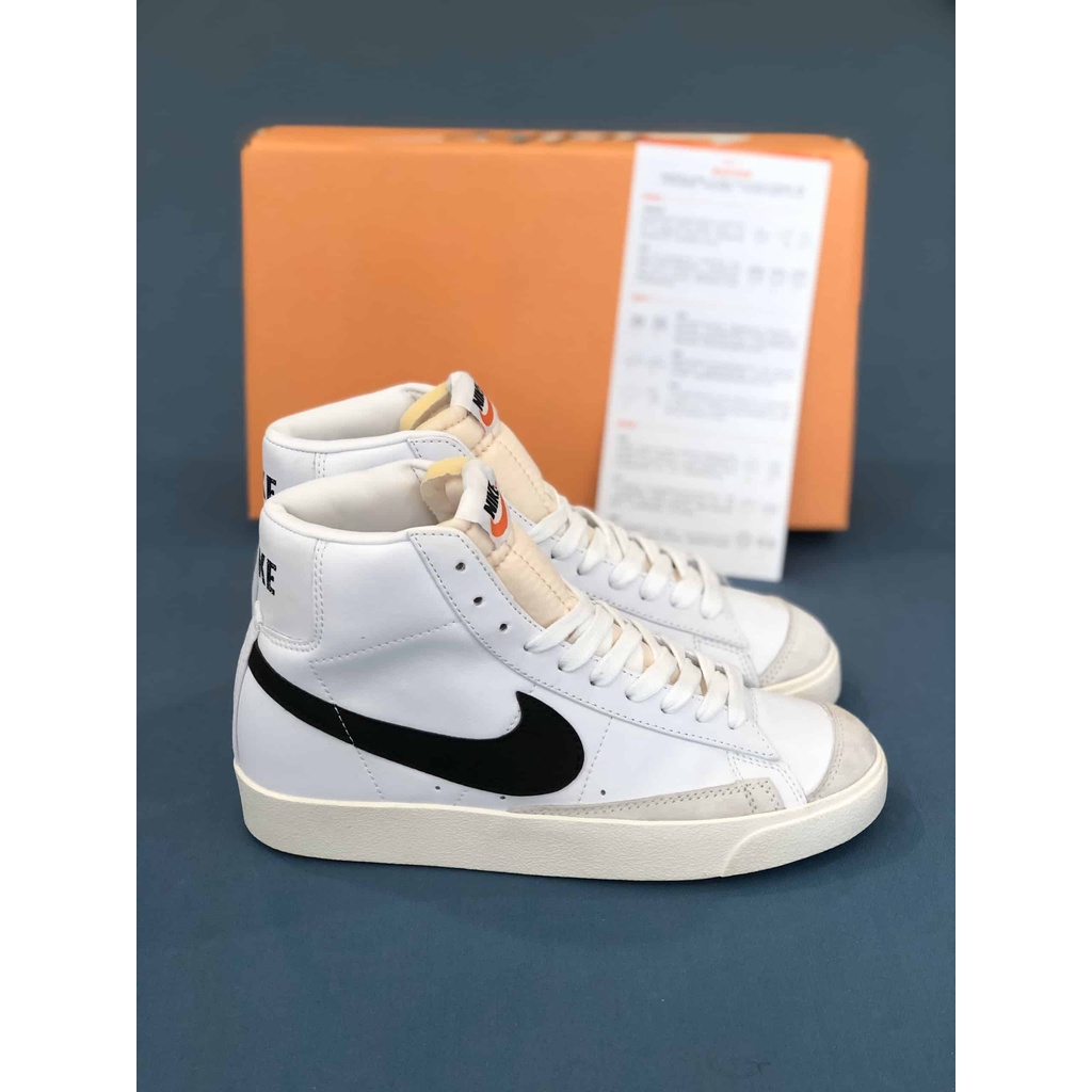 [Video+Ảnh Thật] Giày Sneaker Nam Nữ Blazer Hight Trắng Đen  (fullbox)