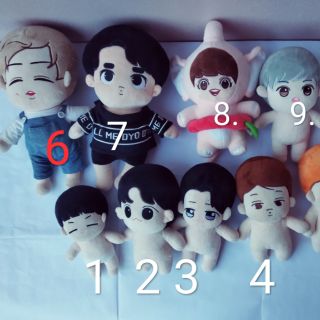 Doll EXO BTS WANNAONE đồng giá 250k