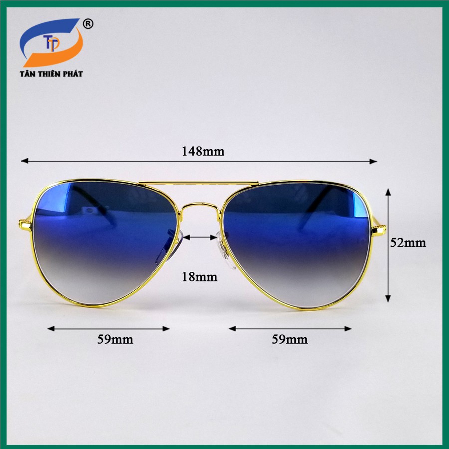 Mắt kính nam tròng thủy tinh cường lực 3026. Kính phân cực chống nắng, chống tia UV - Bảo hành 12 tháng