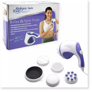 Máy đánh tan mỡ bụng cầm tay Relax & Spin Tone.