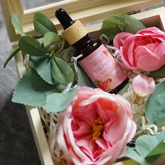 Tinh dầu massage mặt thiên nhiên tinh chất cao Argan &amp; Rosehip thương hiệu Nugania