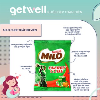 MILO CUBE THÁI 100 VIÊN