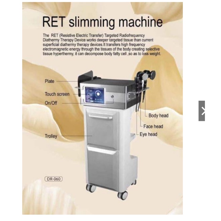 [Bảo Hành 24 Tháng] Máy Giảm Béo Ret RF Thon Gọn Bụng Đánh Tán Mỡ,