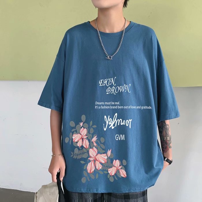 Áo Thun Tay Ngắn Thời Trang Phong Cách Size S-5Xl