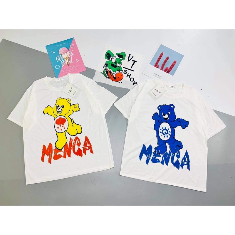 Áo in nhiều hình chất cotton su