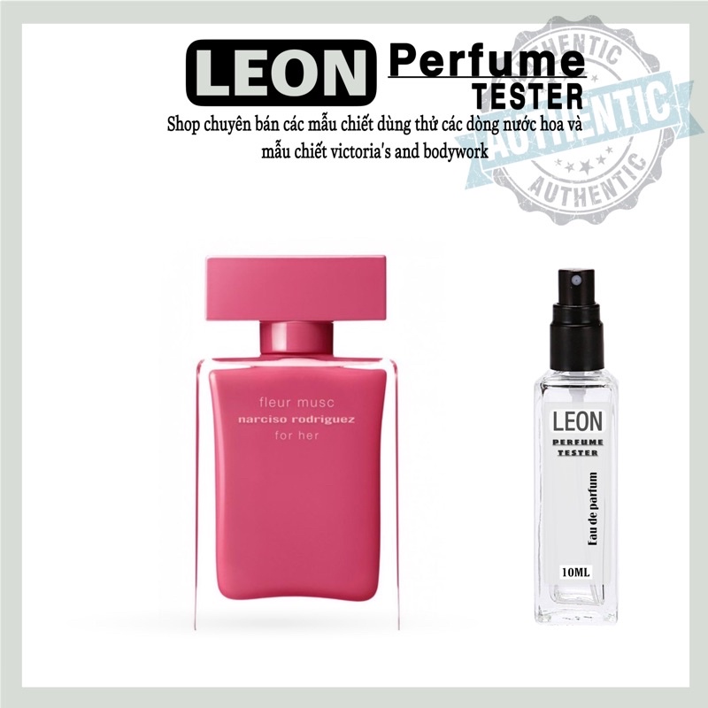 💎LEON💎 Mẫu thử nước hoa narciso fleurmusc 10ml dạng xịt