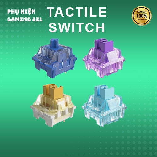 Tổng Hợp Switch Tactile Bàn Phím Cơ - AKKO CS Switch ( Ocean Blue/Jelly Purple/Sponge/Jelly Blue) - 45 Switch/bộ