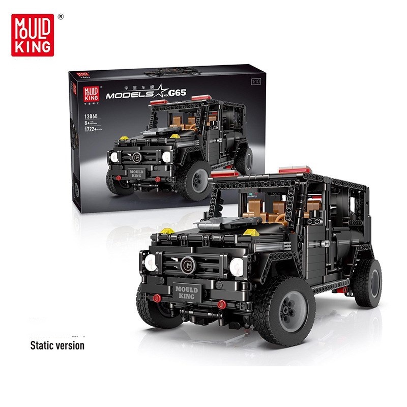 Mẫu Lắp Ráp mô hình siêu xe  MOULD KING 13068 MOC The SUV G500 Wagon Off-road Vehicle Truck