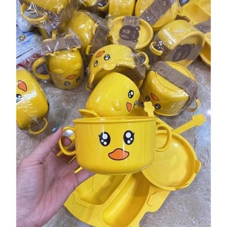 bộ bát ăn dặm con vịt 5 món cho bé