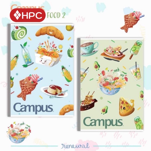 Vở Kẻ Ngang Vở Viết Campus 80/120/200 Trang Giấy Láng Mịn Viết Êm Hàng Loại 1