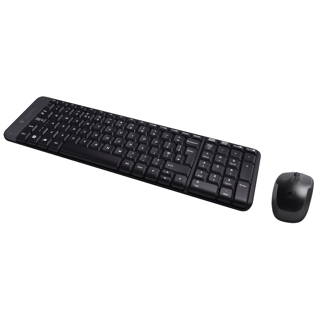 Bộ Bàn Phím Và Chuột Logitech MK220 Không Dây -