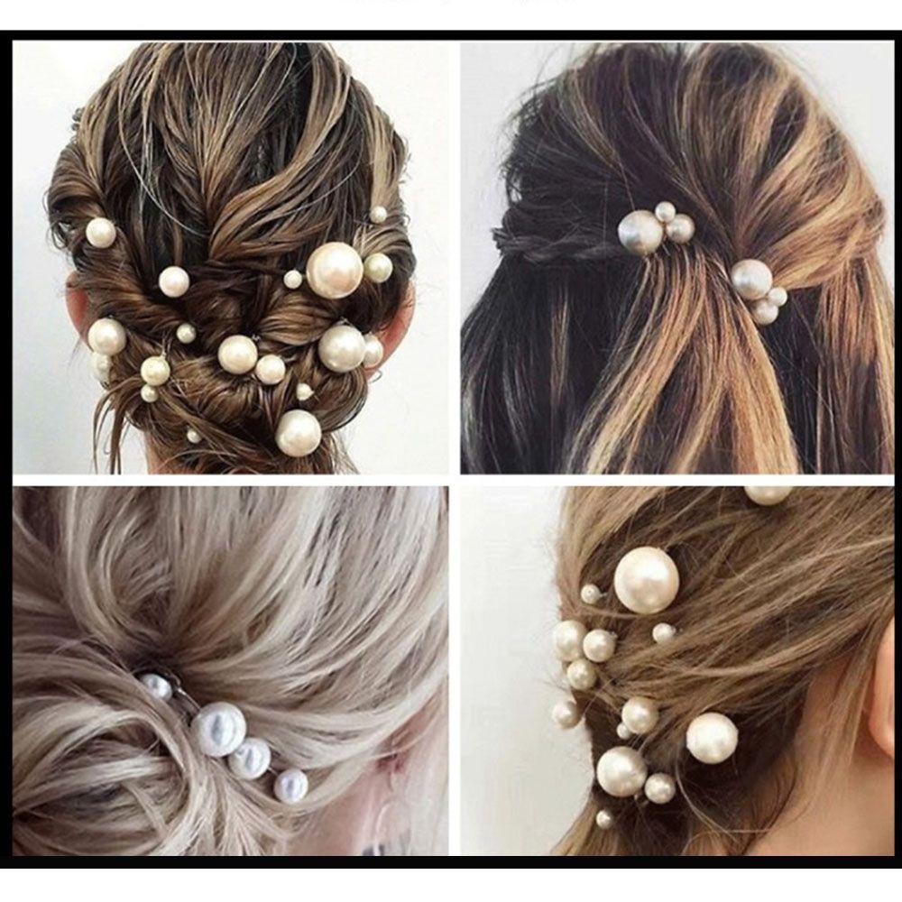 Trâm Cài Tóc Chữ U Tạo Kiểu Tóc Cho Cô Dâu WMES15H