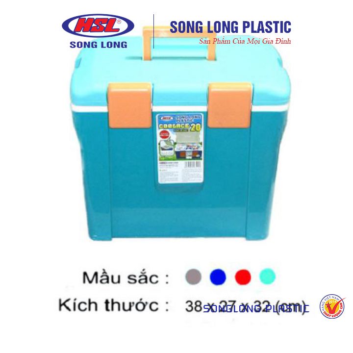 Thùng đá ,giữ nhiệt- Song Long- Thùng 12 L - 20L