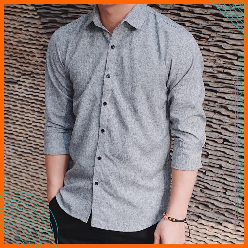 Áo sơ mi - Áo sơ mi đũi nam - Chất liệu đũi mịn mát, không nhăn không bai, kiểu dáng trẻ trung,mặc là thích